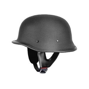 Flat Black German Helmet